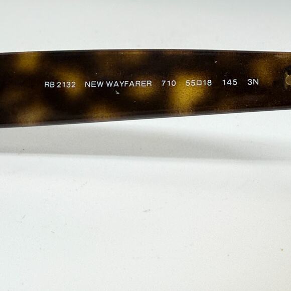 Ray-Ban RB2132 New Wayfarer 710 Sunglasses Tortoise Shell FRAMES 55-18-145 20102 - Picture 5 of 7